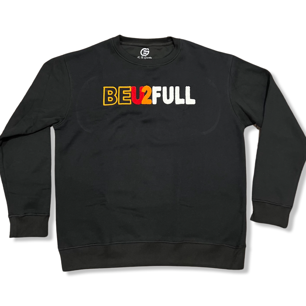 BEU2FULL Chenille Crewneck (Black)