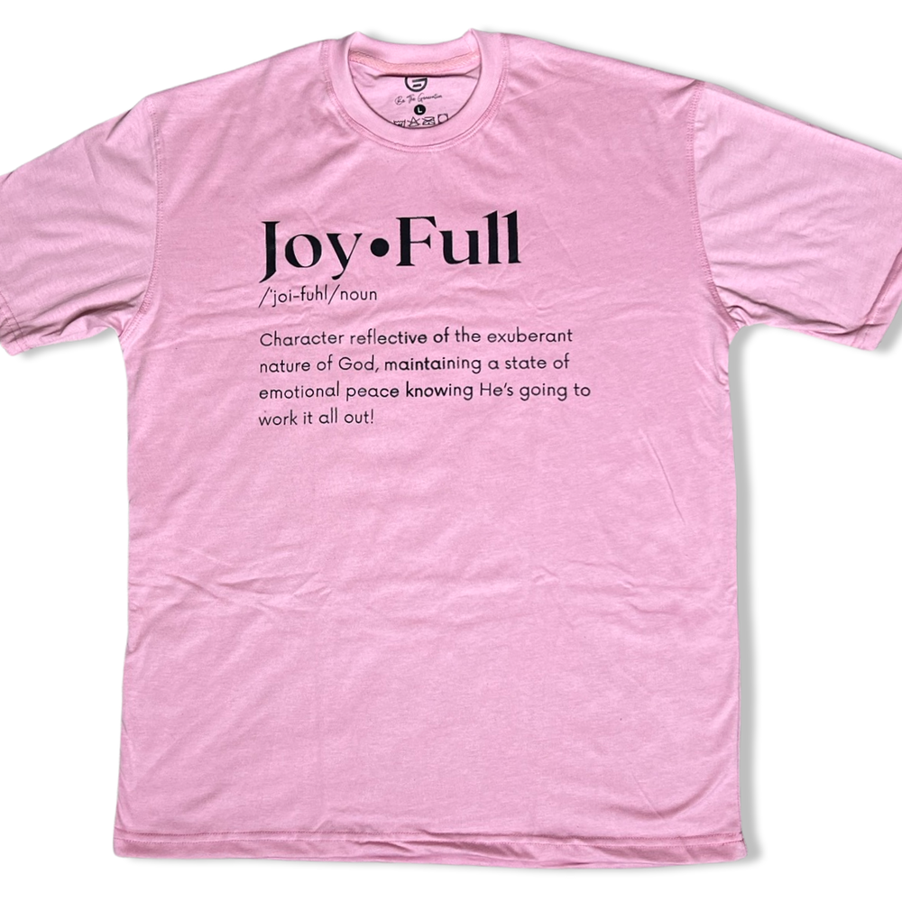 Pink JoyFull Defined Tee (Clearance Rack Item)