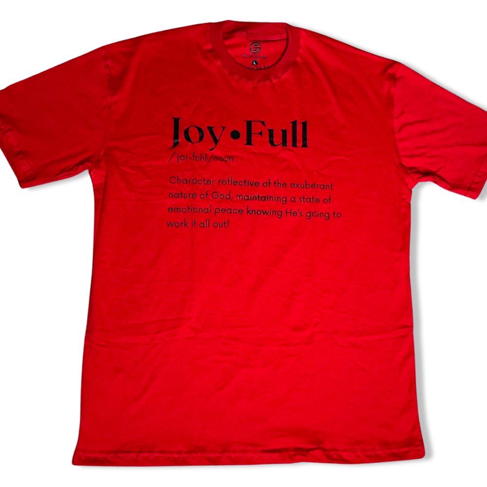 Red JoyFull Defined Tee (Clearance Rack Item)