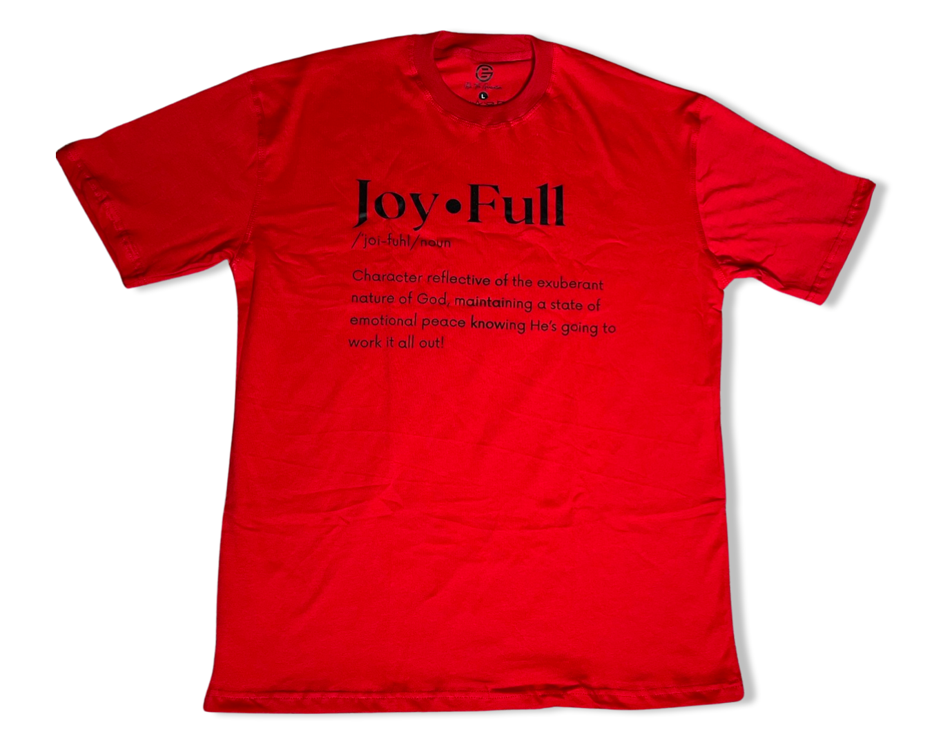 Red JoyFull Defined Tee (Clearance Rack Item)
