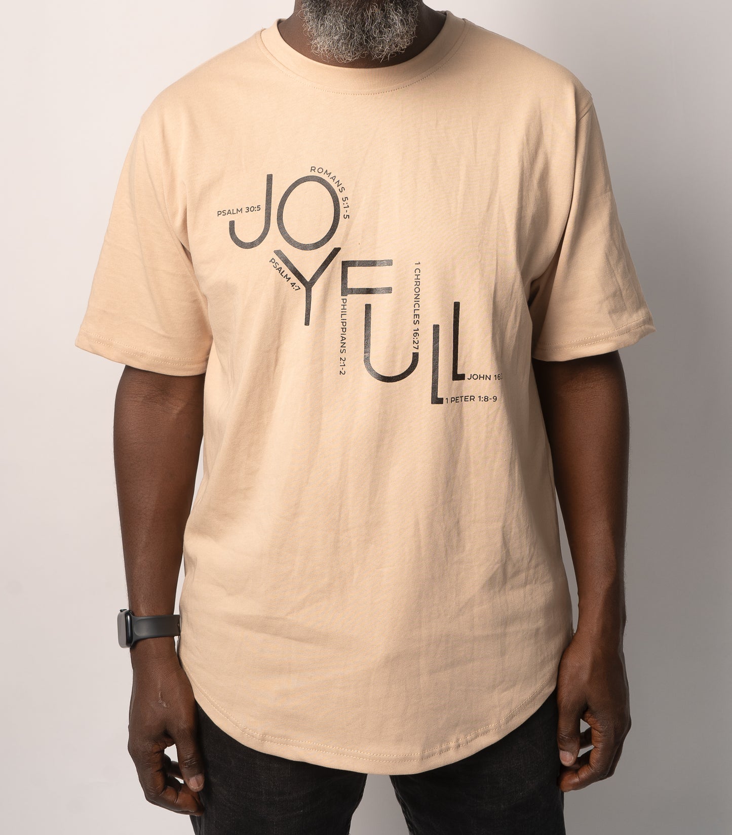 JoyFull Ethos Swoop Tee (Sand)